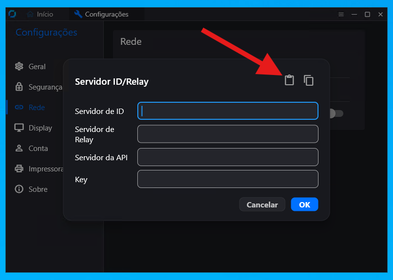 Passo 06: Configure a rede